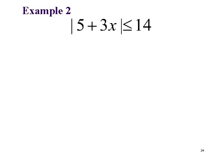 Example 2 24 