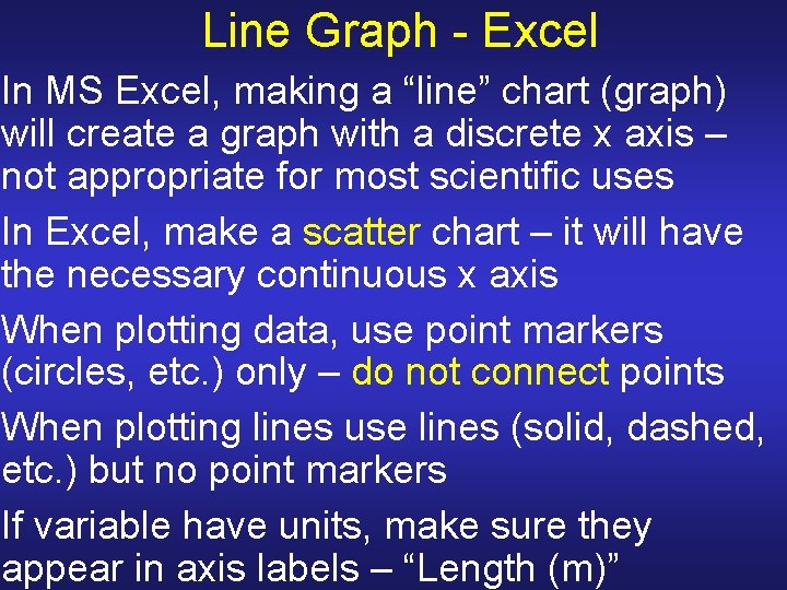 Line Graph - Excel In MS Excel, making a “line” chart (graph) will create Line Graph - Excel In MS Excel, making a “line” chart (graph) will create