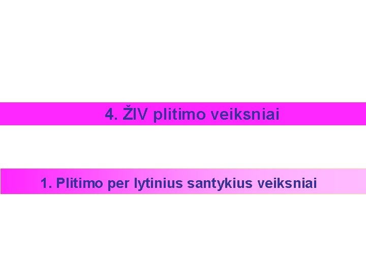 4. ŽIV plitimo veiksniai 1. Plitimo per lytinius santykius veiksniai 