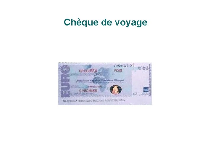 Chèque de voyage 