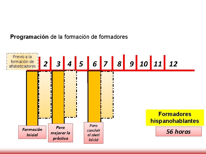 Programación de la formación de formadores Previo a la formación de alfabetizadores 1 Formación Programación de la formación de formadores Previo a la formación de alfabetizadores 1 Formación