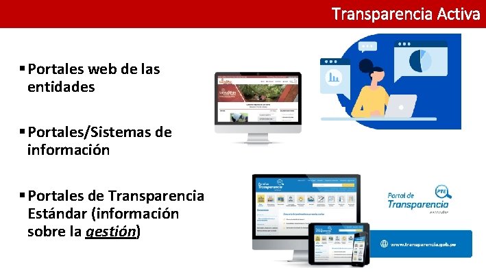 Transparencia Activa § Portales web de las entidades § Portales/Sistemas de información § Portales