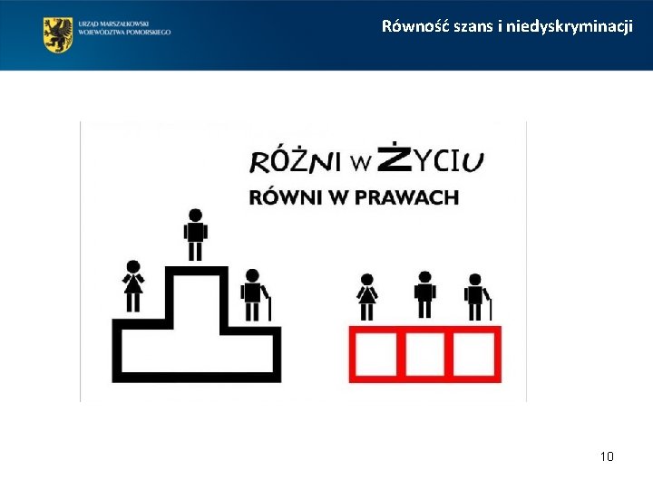 Równość szans i niedyskryminacji 10 