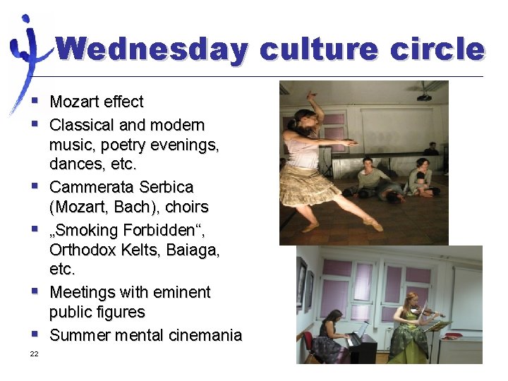 Wednesday culture circle § Mozart effect § Classical and modern § § 22 music,