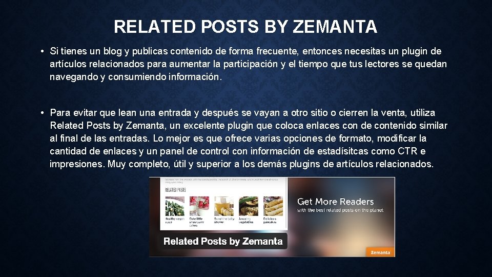 RELATED POSTS BY ZEMANTA • Si tienes un blog y publicas contenido de forma