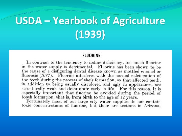USDA – Yearbook of Agriculture (1939) 