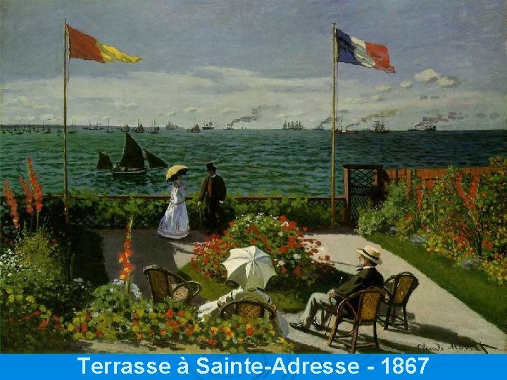 Terrasse à Sainte-Adresse - 1867 