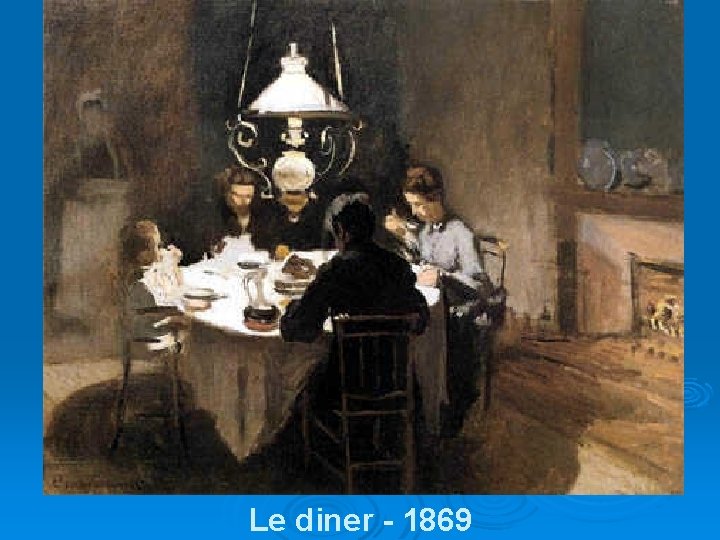 Le diner - 1869 