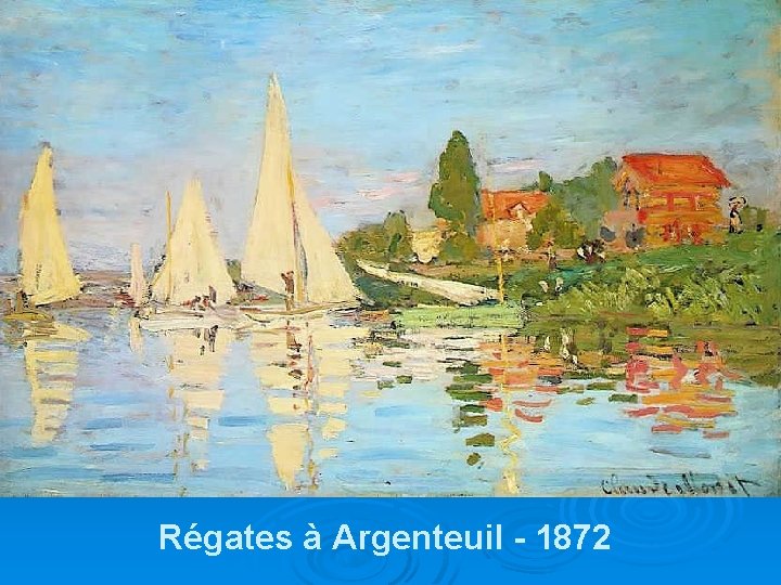 Régates à Argenteuil - 1872 