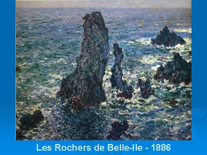 Les Rochers de Belle-Ile - 1886 