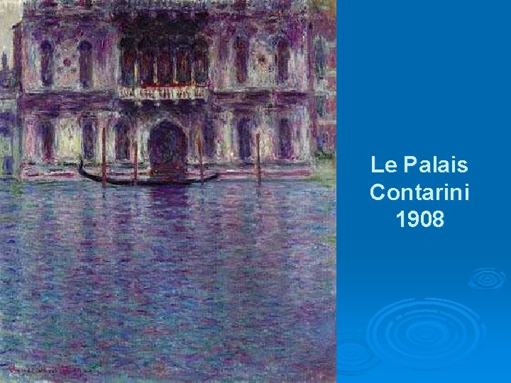 Le Palais Contarini 1908 