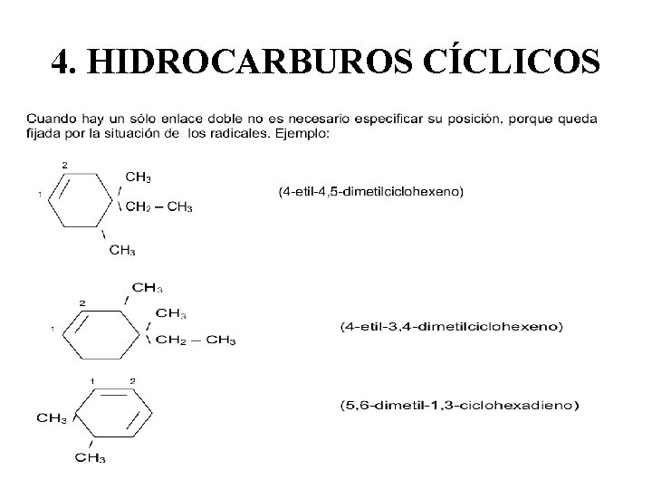 4. HIDROCARBUROS CÍCLICOS 