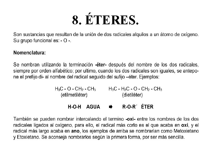 8. ÉTERES. 