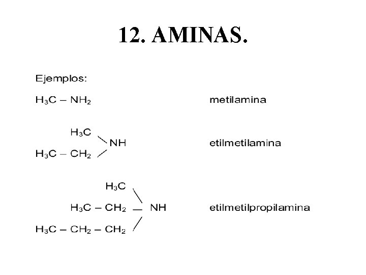 12. AMINAS. 