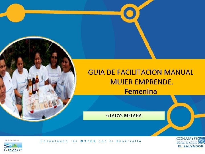  GUIA DE FACILITACION MANUAL MUJER EMPRENDE. Femenina GLADYS MELARA 