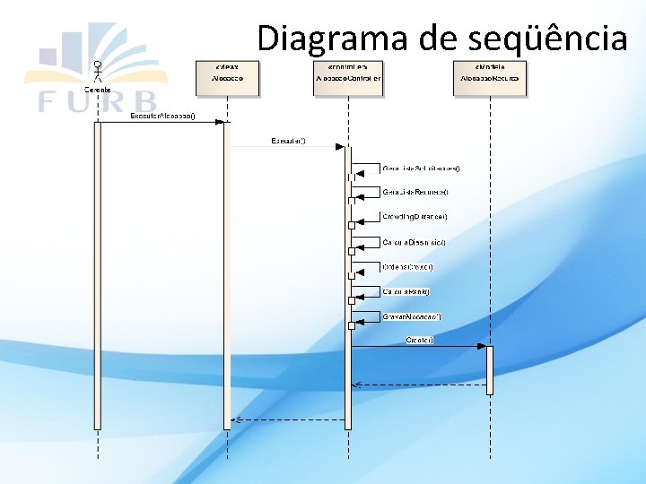 Diagrama de seqüência 