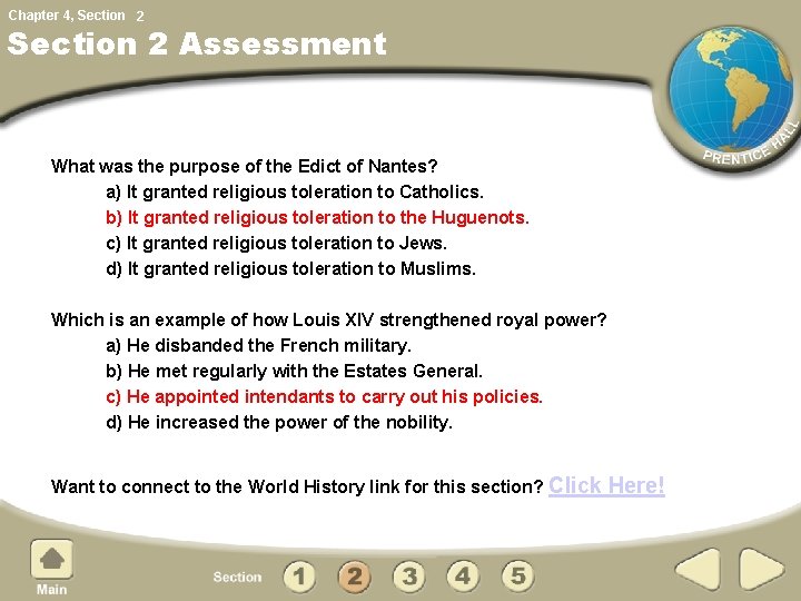 Chapter 4, Section 2 Assessment What was the purpose of the Edict of Nantes? Chapter 4, Section 2 Assessment What was the purpose of the Edict of Nantes?