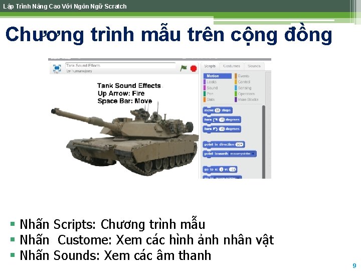 Lập Trình Nâng Cao Với Ngôn Ngữ Scratch Chương trình mẫu trên cộng đồng Lập Trình Nâng Cao Với Ngôn Ngữ Scratch Chương trình mẫu trên cộng đồng