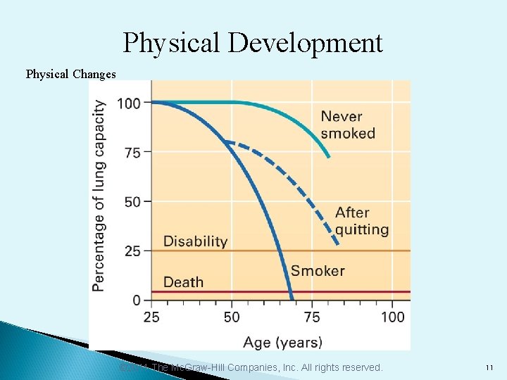 Physical Development Physical Changes © 2011 The Mc. Graw-Hill Companies, Inc. All rights reserved.