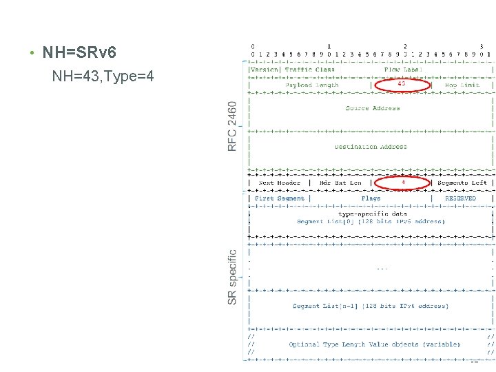  • NH=SRv 6 NH=43, Type=4 82 