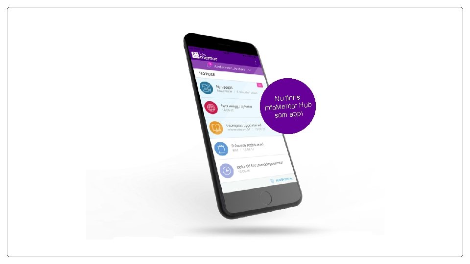 Nu finns Info. Mentor Hub som app! 