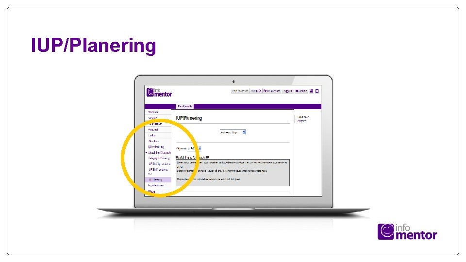 IUP/Planering 