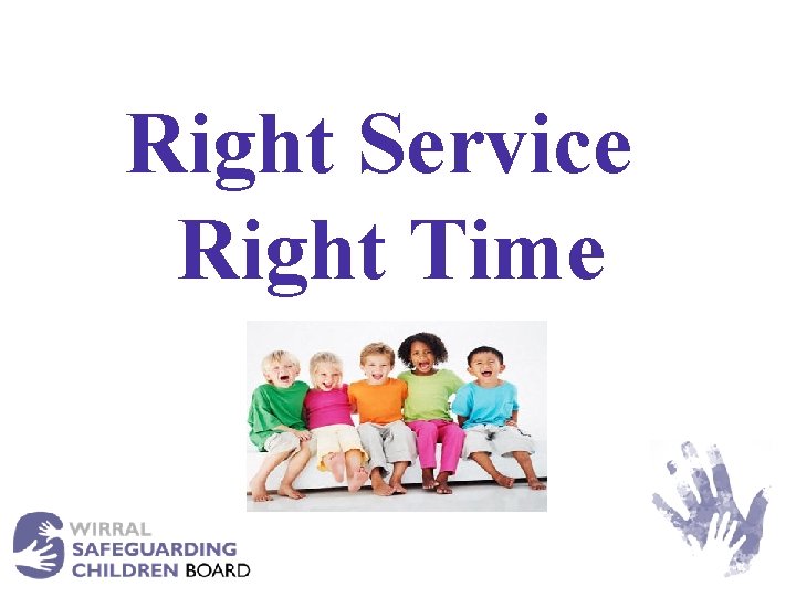 Right Service Right Time 