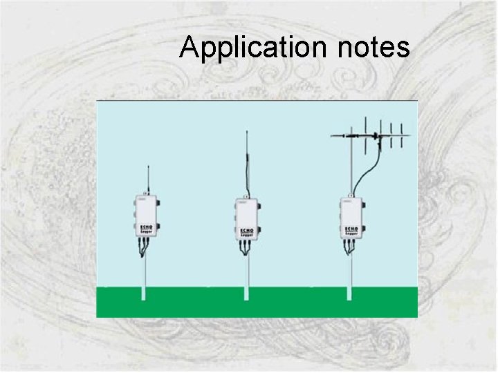  Application notes 