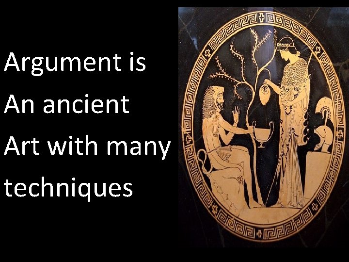 Argument is An ancient Art with many techniques 