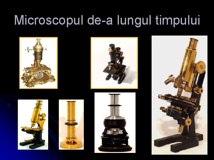 Microscopul de-a lungul timpului 