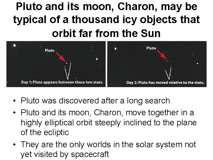 Pluto and its moon, Charon, may be typical of a thousand icy objects that