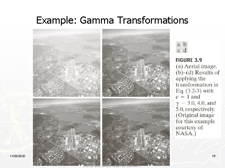 Example: Gamma Transformations 11/29/2020 15 