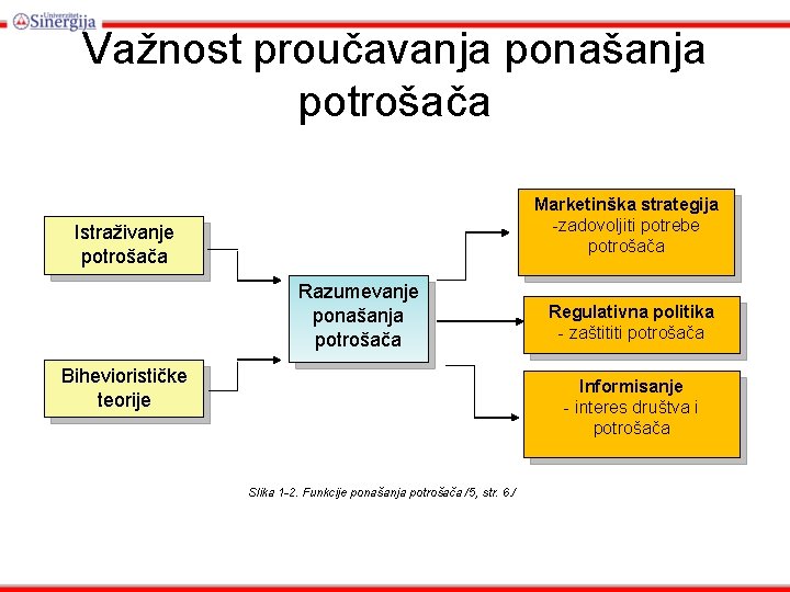 Važnost proučavanja ponašanja potrošača Marketinška strategija -zadovoljiti potrebe potrošača Istraživanje potrošača Razumevanje ponašanja potrošača