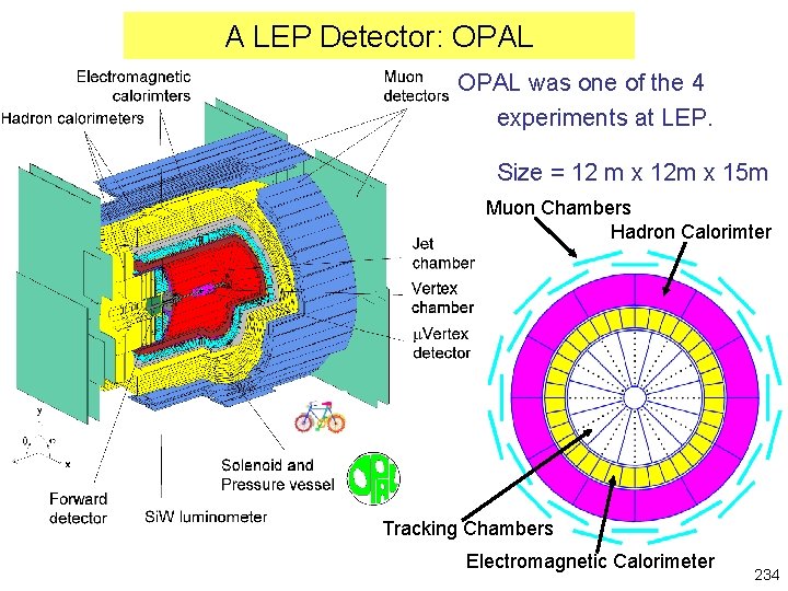 A LEP Detector: OPAL was one of the 4 experiments at LEP. Size =