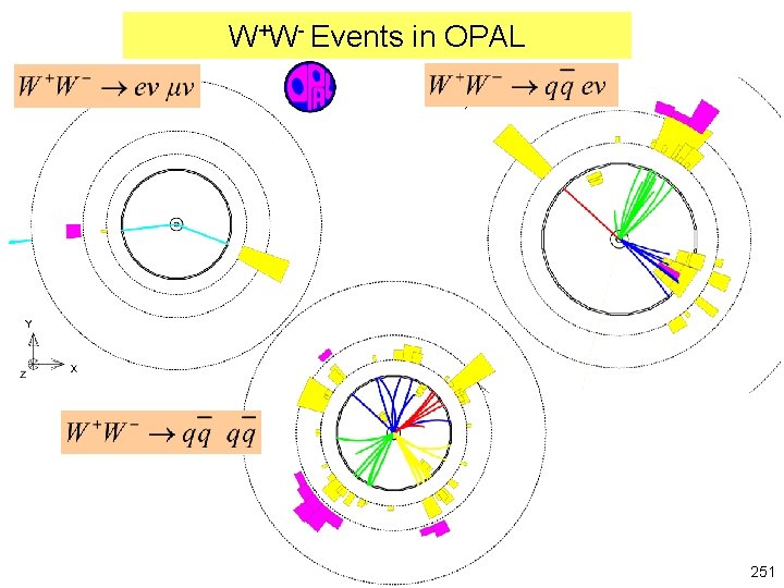 W+W- Events in OPAL 251 
