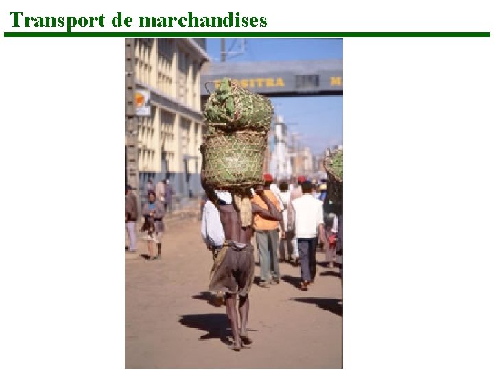 Transport de marchandises 