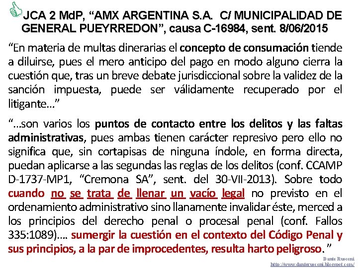  JCA 2 Md. P, “AMX ARGENTINA S. A. C/ MUNICIPALIDAD DE GENERAL PUEYRREDON”,