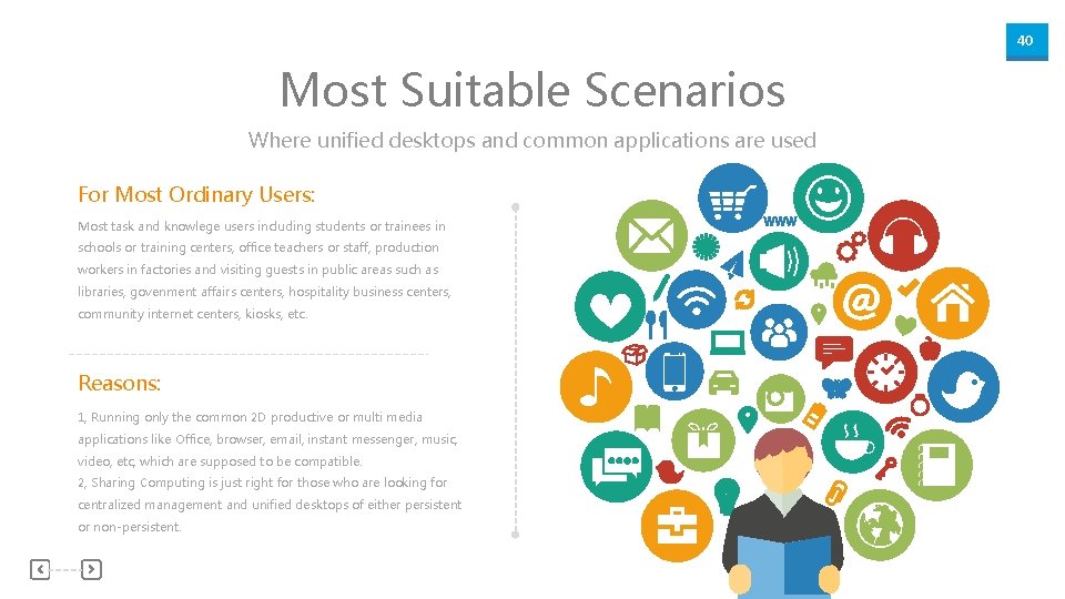 40 Most Suitable Scenarios Where unified desktops and common applications are used For Most