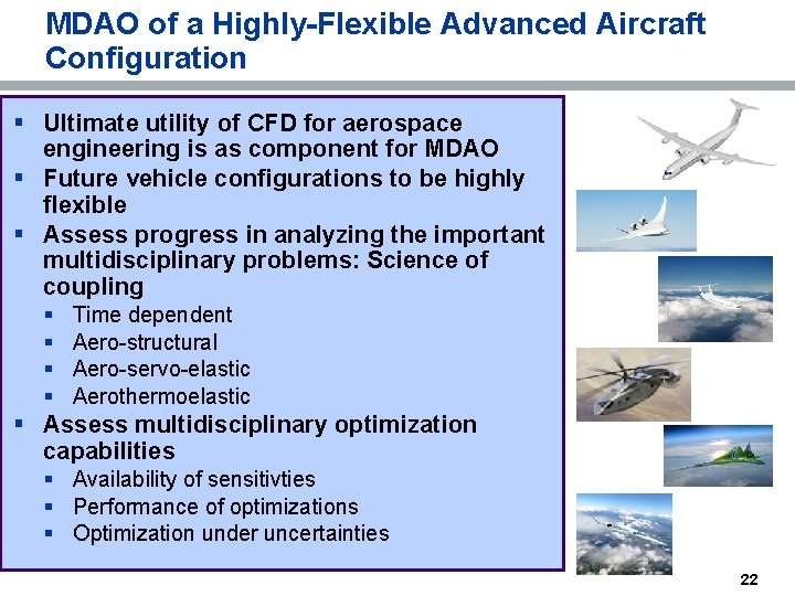 MDAO of a Highly-Flexible Advanced Aircraft Configuration § Ultimate utility of CFD for aerospace