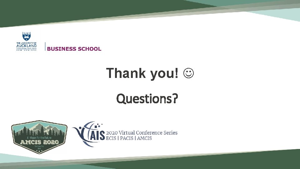 Thank you! Questions? 