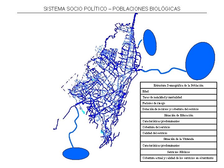 SISTEMA SOCIO POLÍTICO – POBLACIONES BIOLÓGICAS Estructura Demográfica de la Población Edad Tasas de