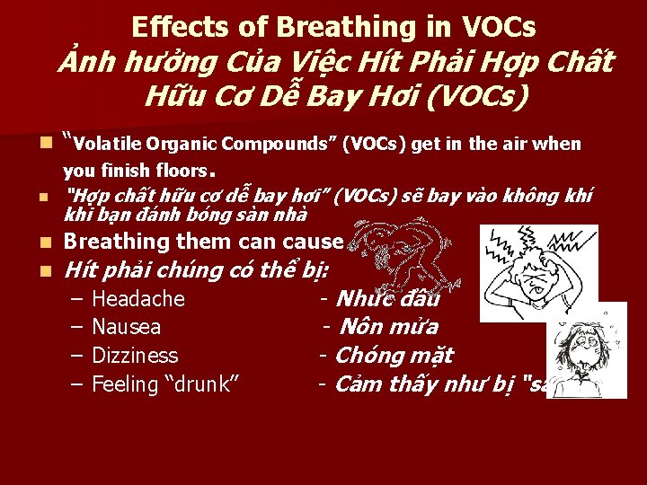 Effects of Breathing in VOCs Ảnh hưởng Của Việc Hít Phải Hợp Chất Hữu Effects of Breathing in VOCs Ảnh hưởng Của Việc Hít Phải Hợp Chất Hữu