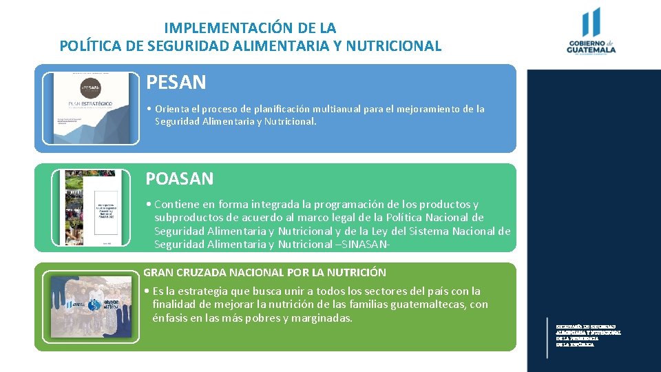 SISTEMA Y POLTICA DE SEGURIDAD ALIMENTARIA Y NUTRICIONAL