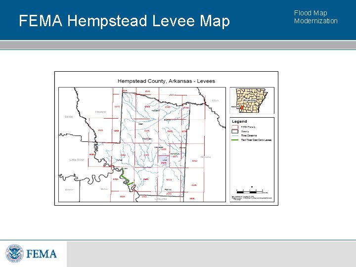 FEMA Hempstead Levee Map Flood Map Modernization 