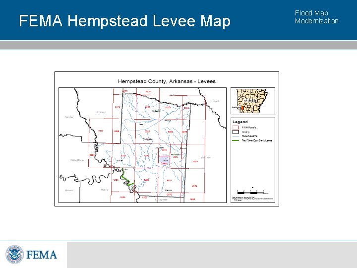 FEMA Hempstead Levee Map Flood Map Modernization 