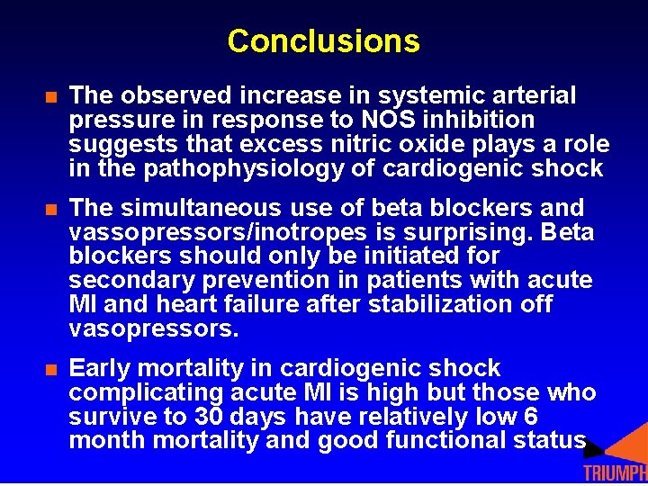 Conclusions n The observed increase in systemic arterial pressure in response to NOS inhibition Conclusions n The observed increase in systemic arterial pressure in response to NOS inhibition