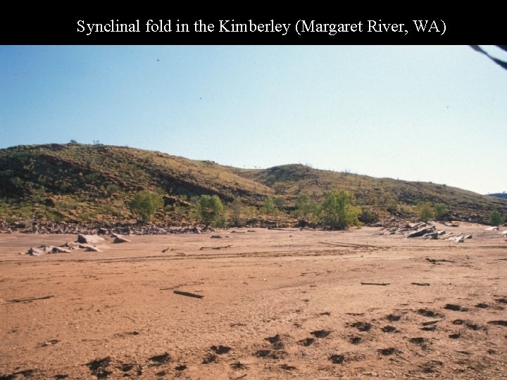 Synclinal fold in the Kimberley (Margaret River, WA) 