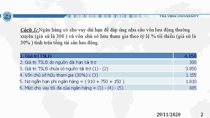 Cách 3: Ngân hàng có cho vay dài hạn để đáp ứng nhu cầu