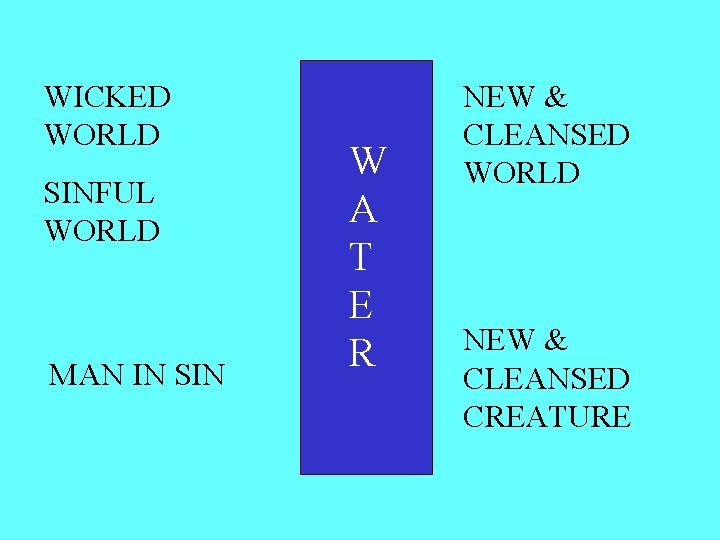 WICKED WORLD SINFUL WORLD MAN IN SIN W A T E R NEW &