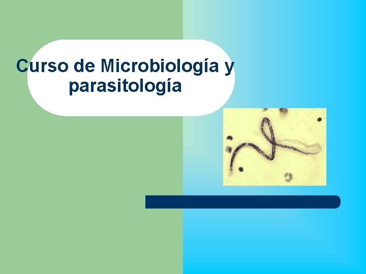 Curso de Microbiología y parasitología 